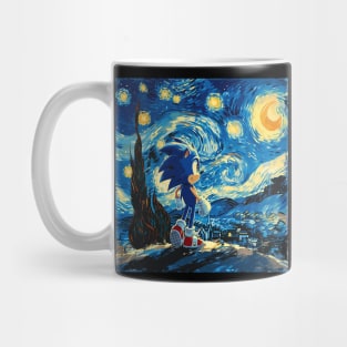 sonic starry night Mug